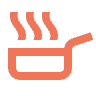 Cooking Icon | Orange Cooking Icon | Orange